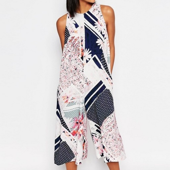 french connection floral jumpsuit